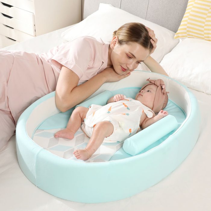 Portable Baby Nest & Travel Pod – Memory Foam Comfort with Luxury Carry Bag