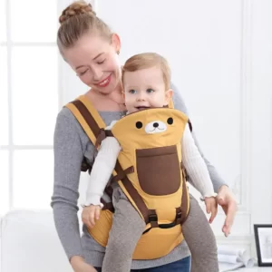 Baby Carrier with M Position and Animal Design
