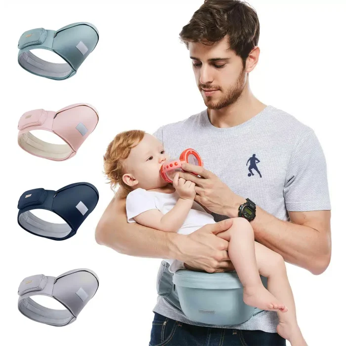 All-Season Ergonomic Hip Seat Carrier – Integrated Storage & 360° Support