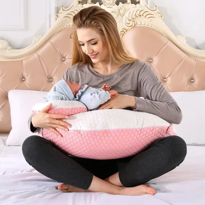 The Gentle Touch Nursing Cushion – Soft-Knit Washable Support