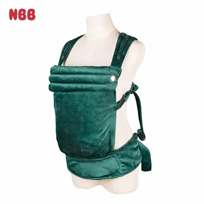 Luxurious Velvet 3-in-1 Baby Carrier | Soft-Touch Ergonomic Support